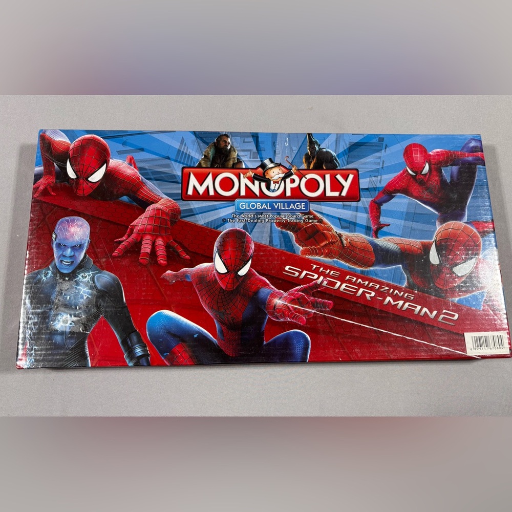 Rare Spider-Man 2 Monopoly Global Village Sealed (With Damage to Packaging)